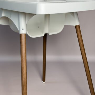 Okleina na nogi do krzesełka IKEA Antilop - orzech