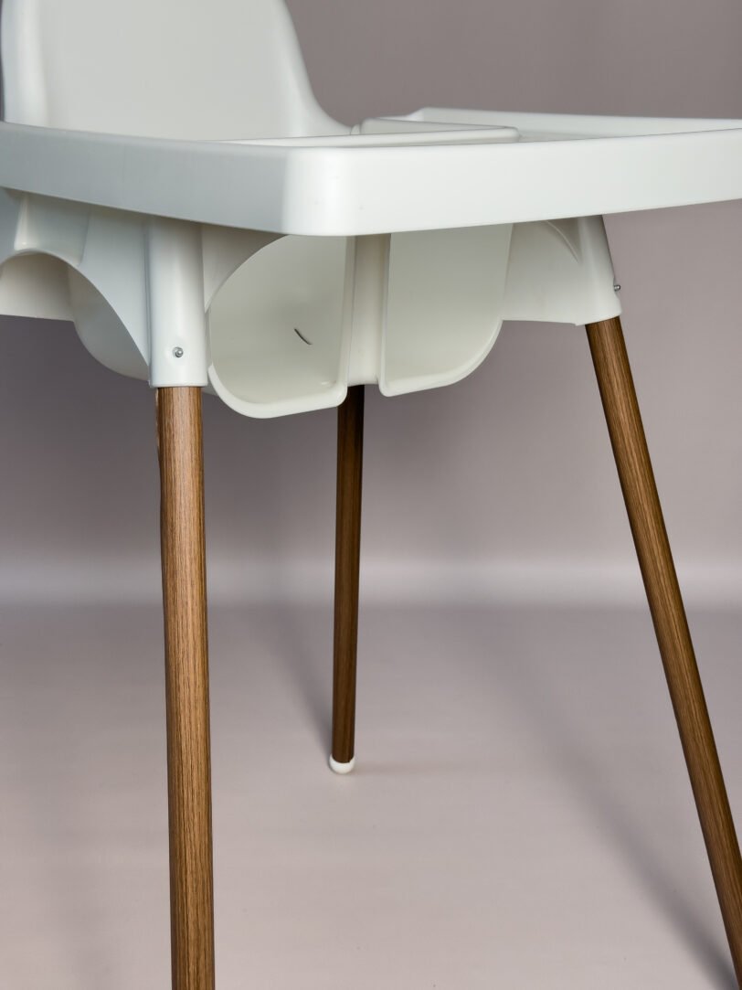 Okleina na nogi do krzesełka IKEA Antilop - orzech