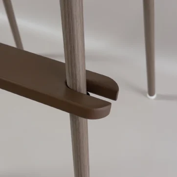 Okleina na nogi do krzesełka IKEA Antilop - brązowy