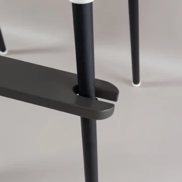 Okleina na nogi do krzesełka IKEA Antilop - grafitowy